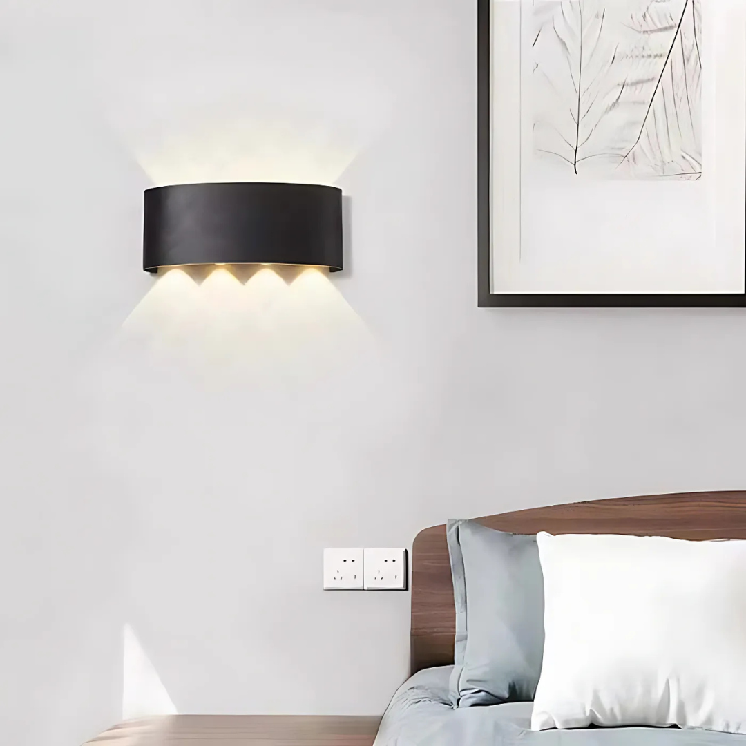 Lumio - Waterdichte LED buitenwandlamp met warm wit licht