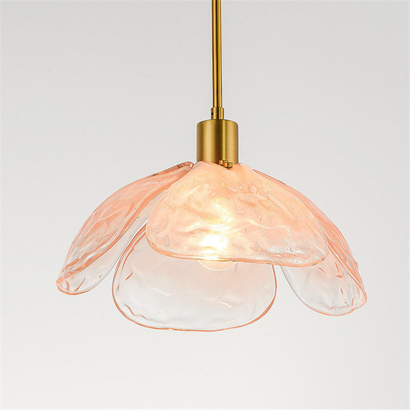 Moderne Glazen Hanglamp – Blauw, Groen of Roze – E26 Fitting