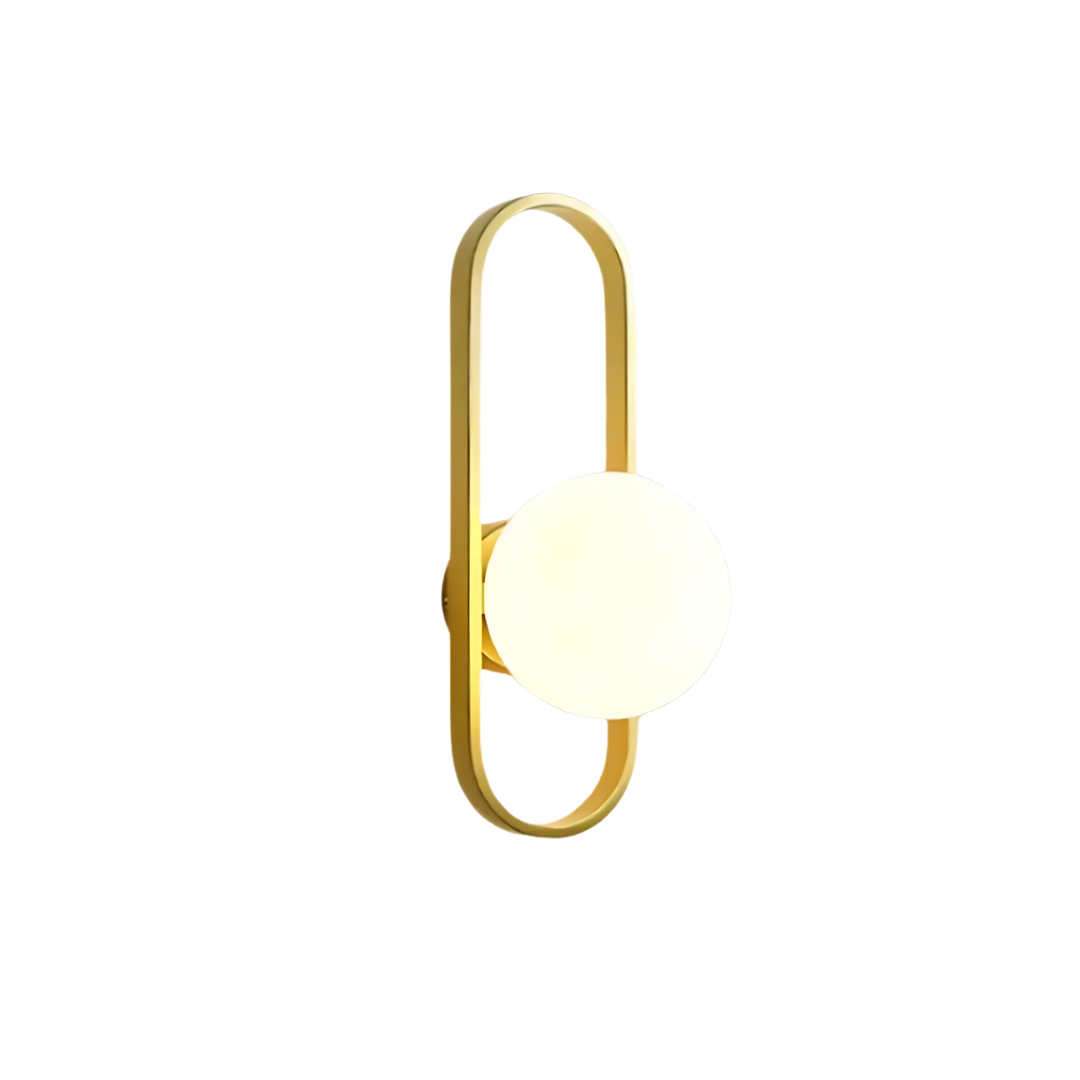 Lumio - Luxe Glas Wandlamp met Warme LED Verlichting