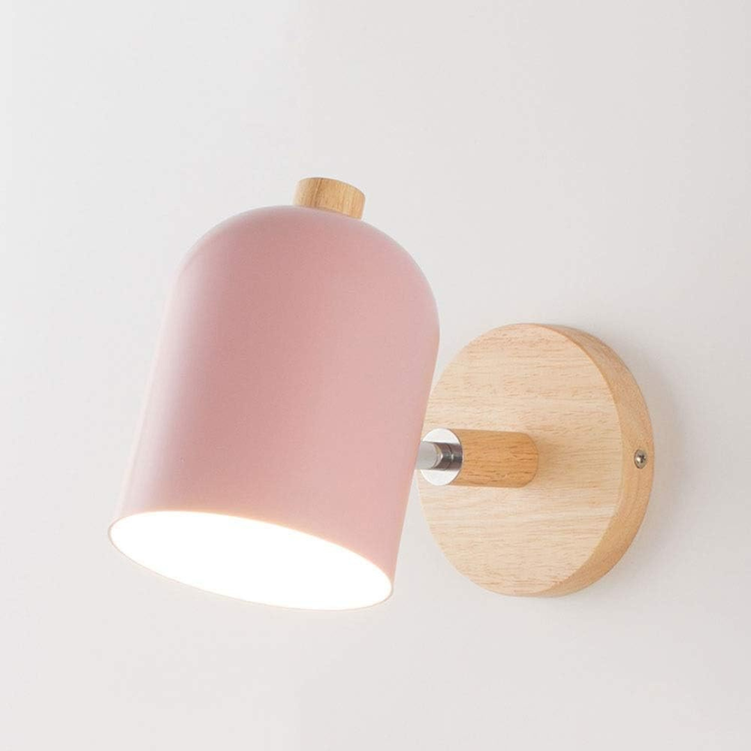 Lumio - Scandinavian Wood LED wandlamp met warm licht