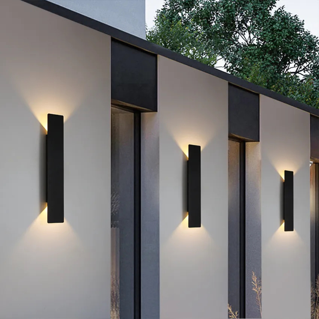 Lumio - Moderne aluminium buitenlamp met waterdicht LED-ontwerp