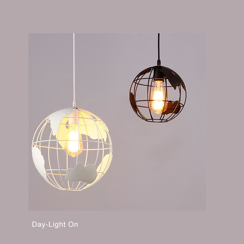Industriële Wereld Hanglamp – Zwart of Wit – E26 Fitting