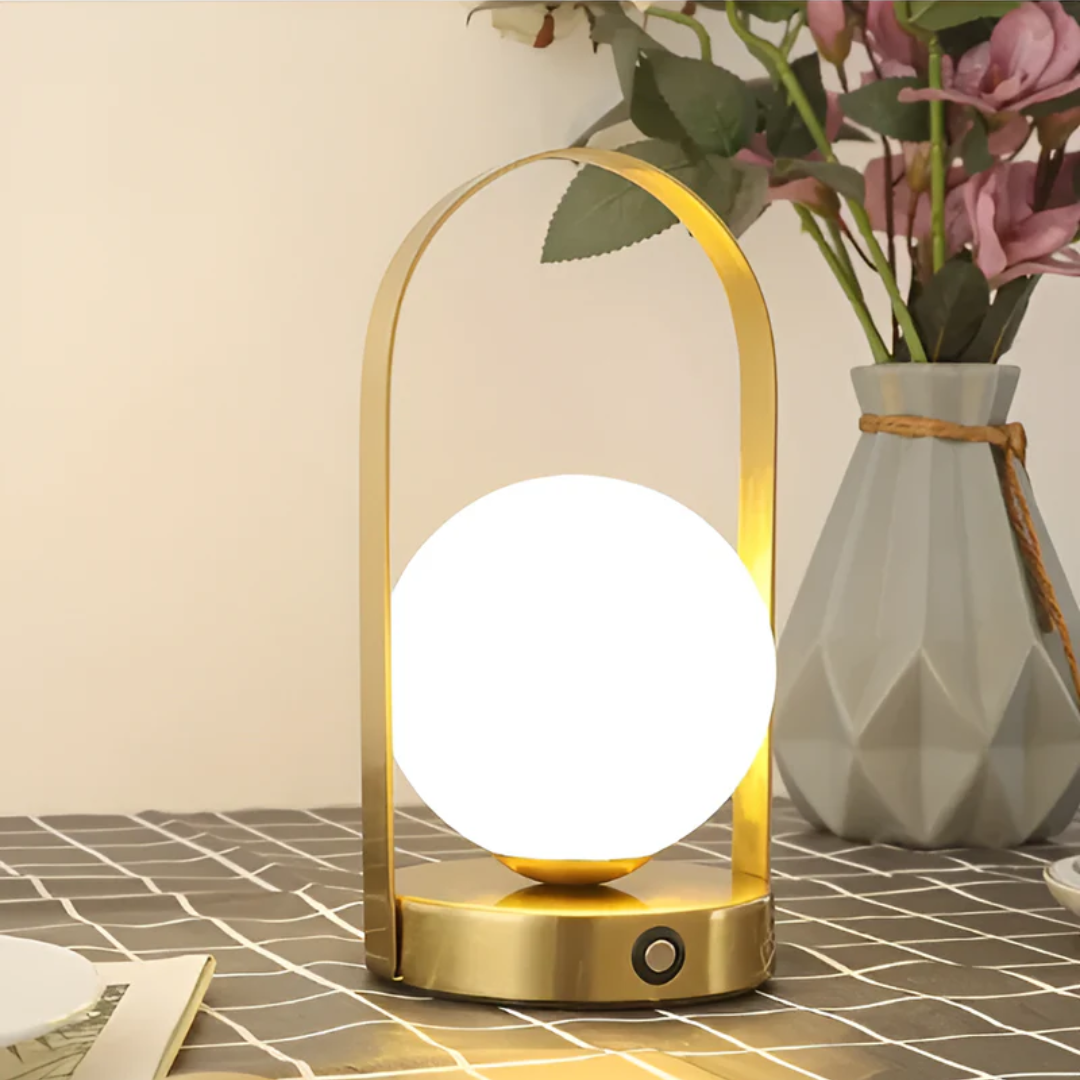 Lumio - Draadloze & Elegante oplaadbare tafellamp met warm wit licht