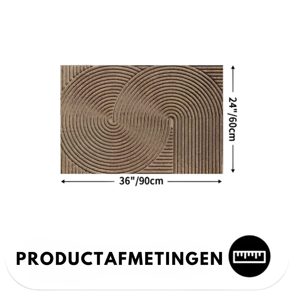 Lumio – Geometrische PVC Deurmat Antislip Design