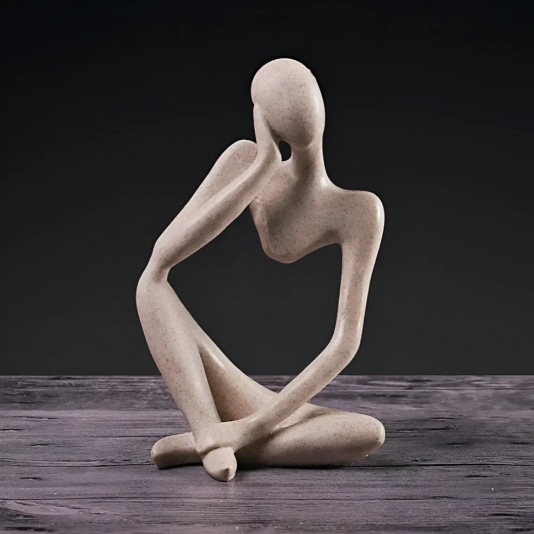 Lumio – Modern Abstract Denkend Mens Beeld