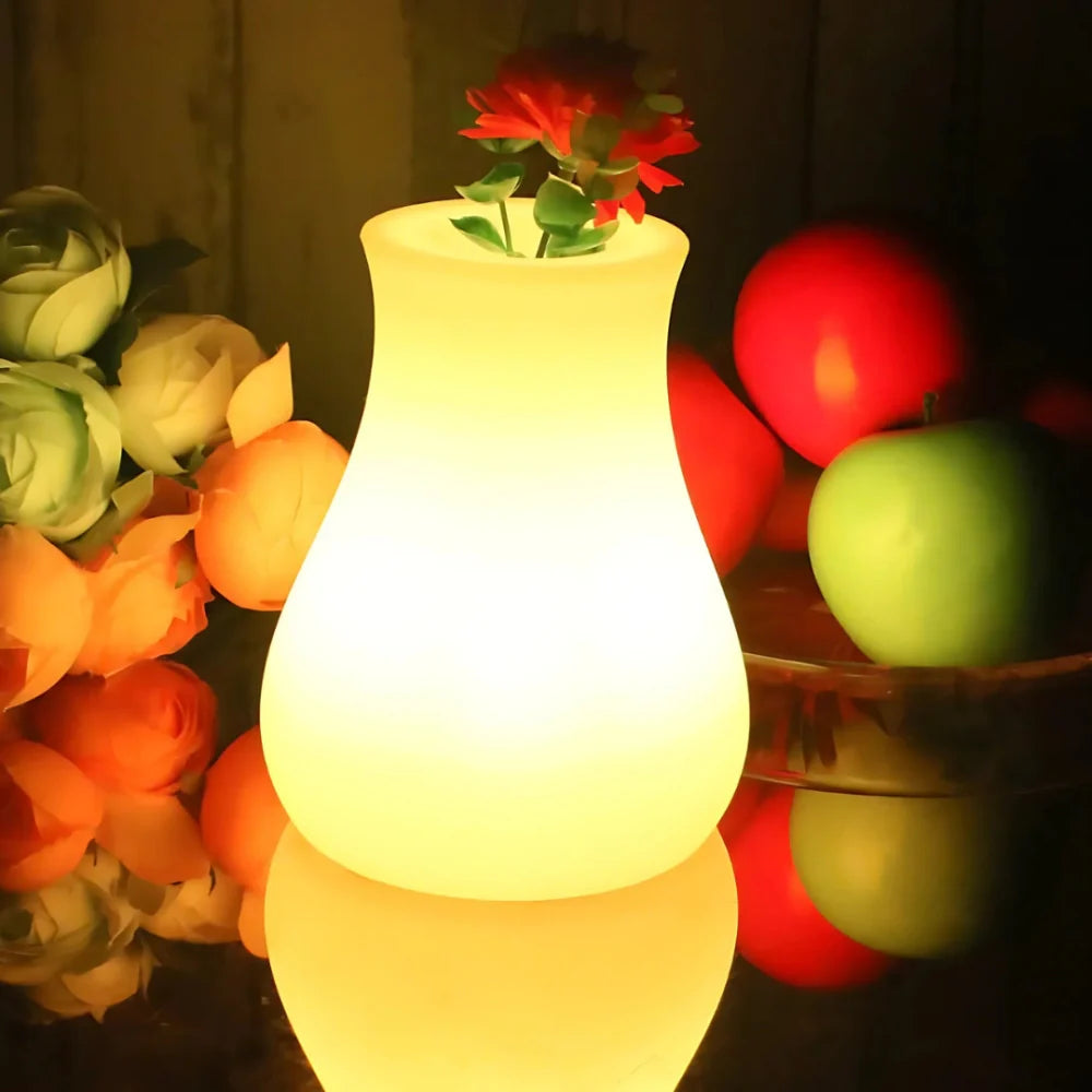 Lumio - Draadloze vaaslamp met 16 kleuren en afstandsbediening