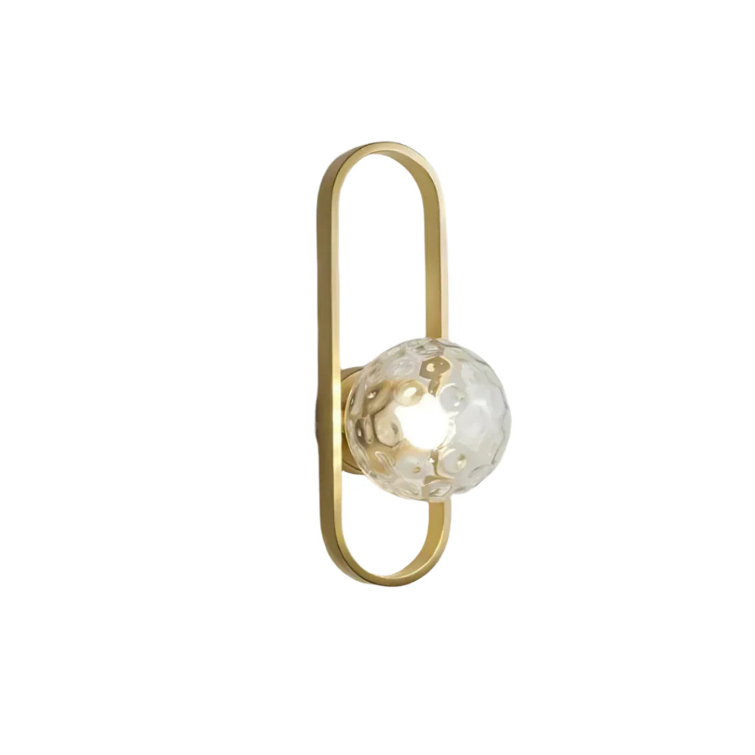Lumio - Luxe Glas Wandlamp met Warme LED Verlichting