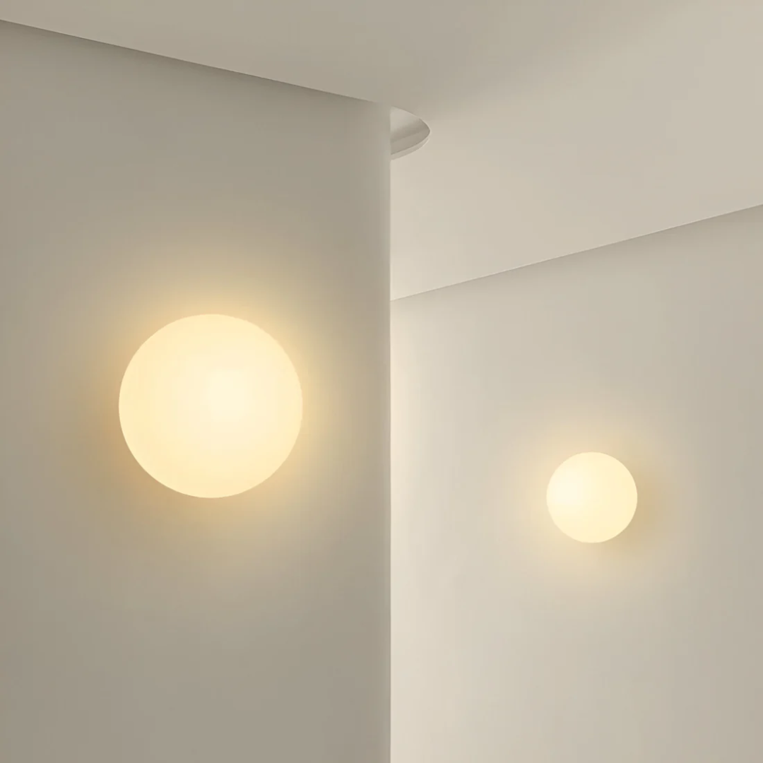 Lumio - Moderne glazen wandlamp met warm LED-licht
