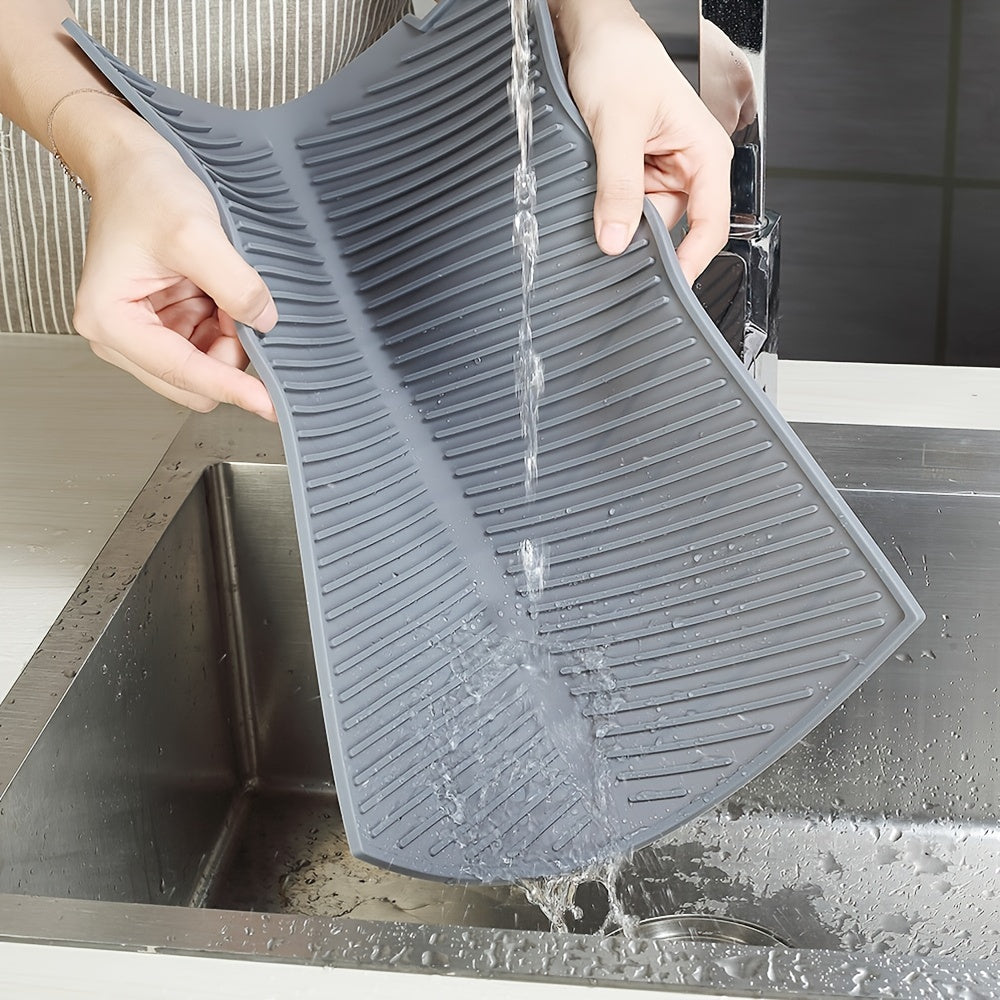 Siliconen Keuken Droogmat – Antislip, Hittebestendig & Vaatwasmachinebestendig
