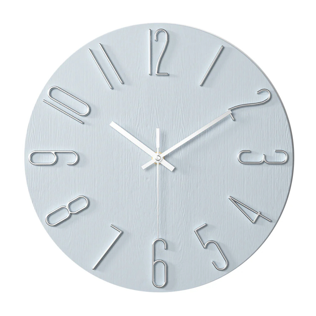 Lumio – Moderne Wandklok Minimalistisch Design Ø30 cm