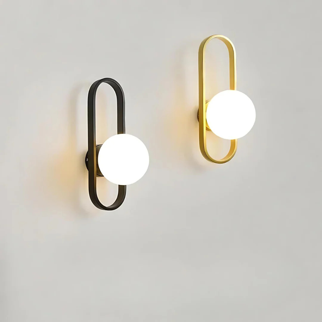 Lumio - Luxe Glas Wandlamp met Warme LED Verlichting