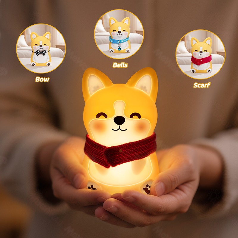 Lumio - Corgi LED Squishy Nachtlamp