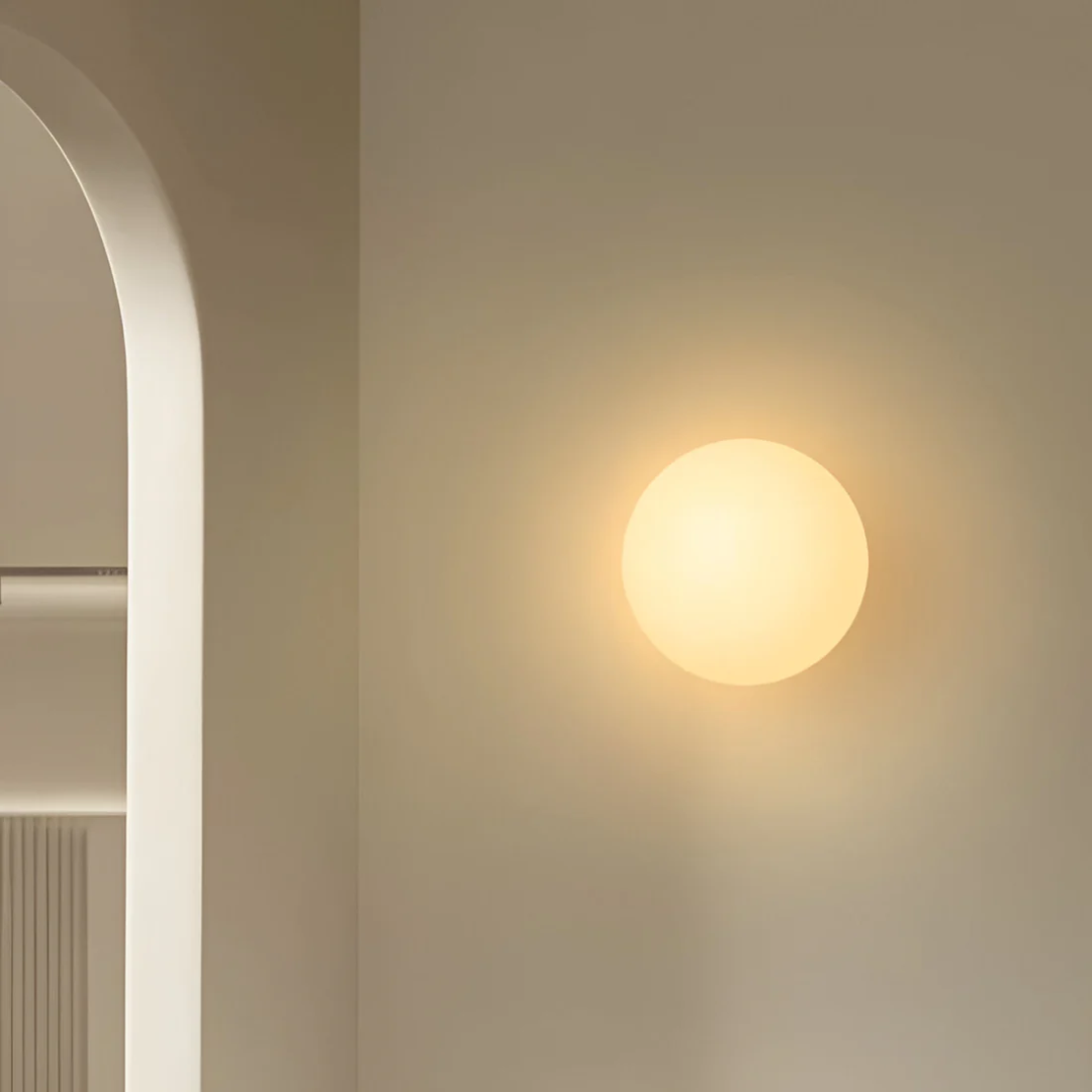Lumio - Moderne glazen wandlamp met warm LED-licht