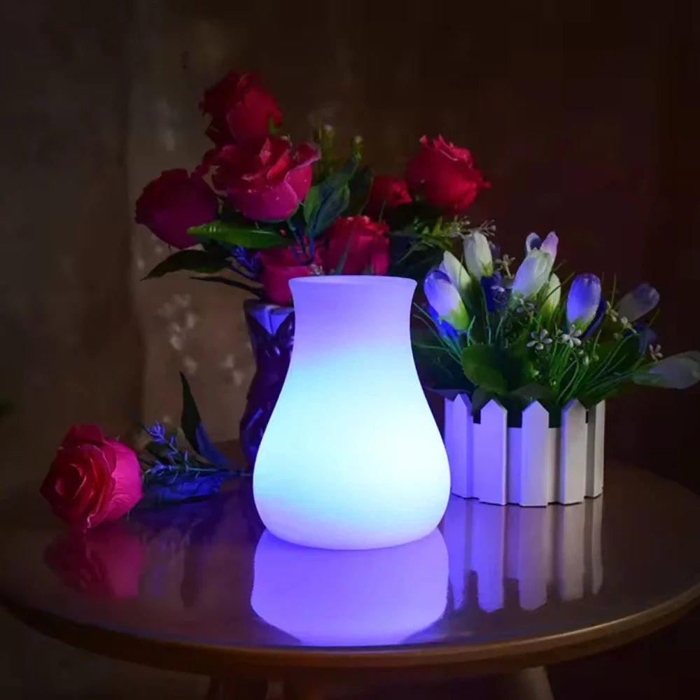 Lumio - Draadloze vaaslamp met 16 kleuren en afstandsbediening