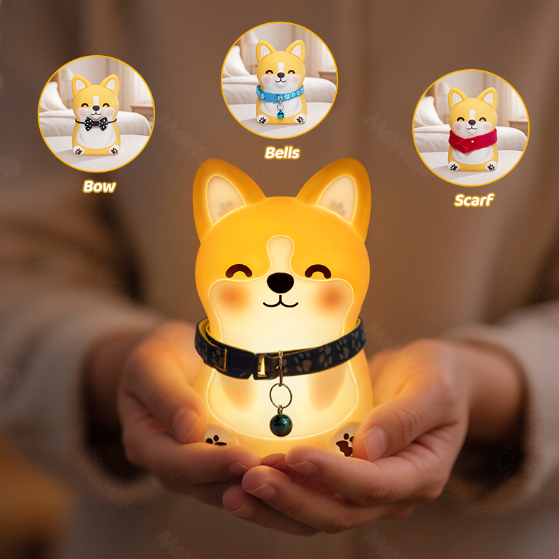 Lumio - Corgi LED Squishy Nachtlamp