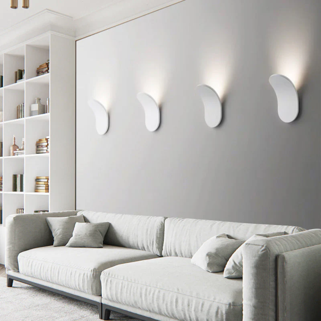 Lumio - Scandinavische Minimalistische LED Wandlamp van Metaal