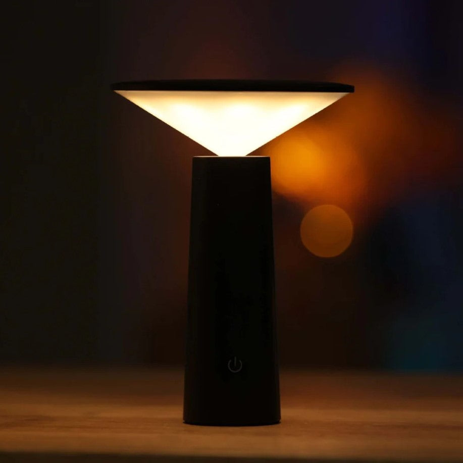 Lumio - Japandi Minimalistische Draadloze Tafellamp met 360° Rotatie