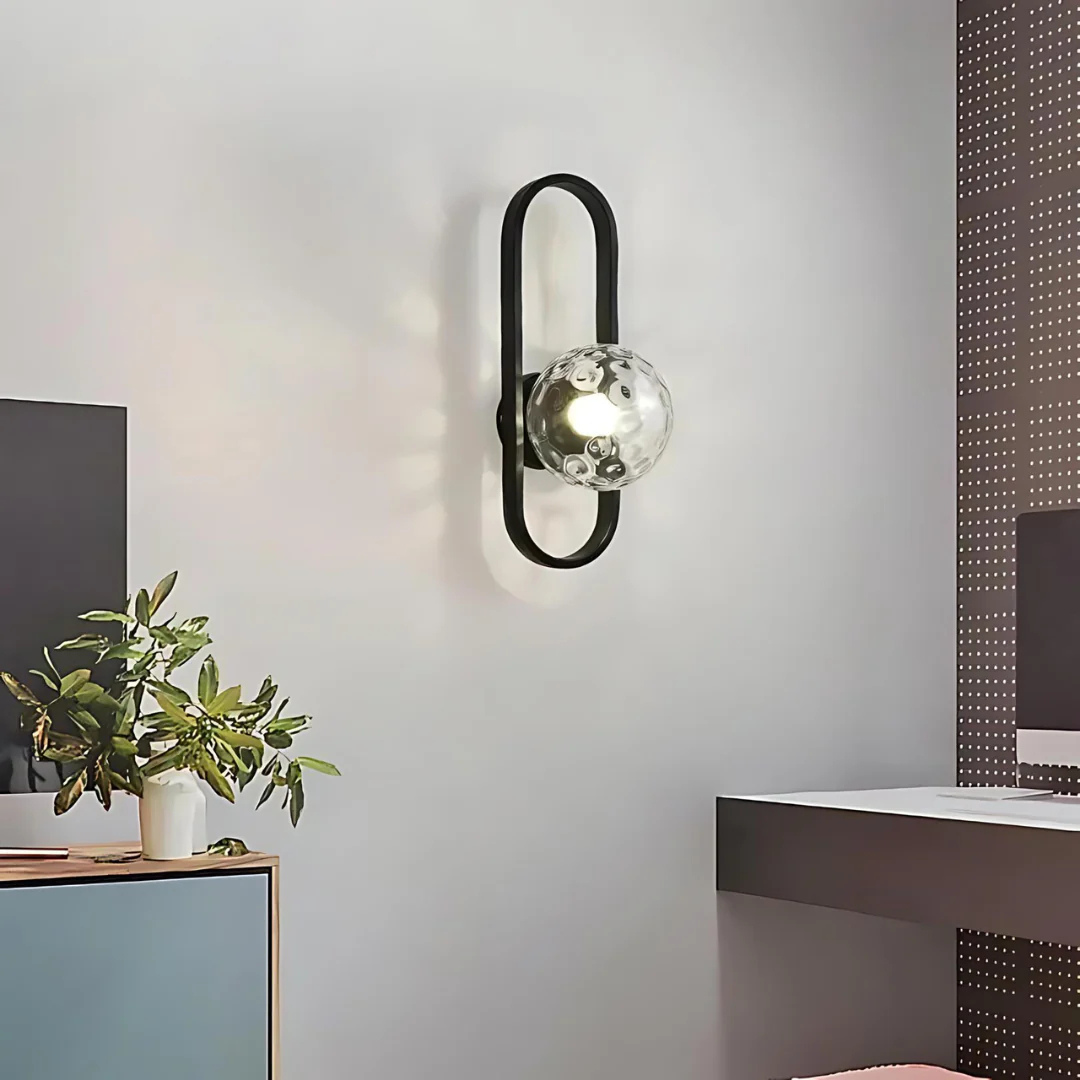 Lumio - Luxe Glas Wandlamp met Warme LED Verlichting