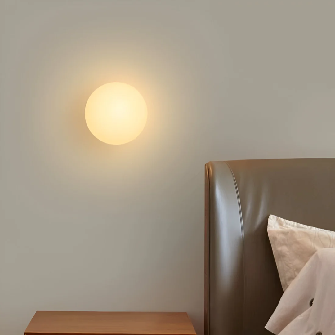 Lumio - Moderne glazen wandlamp met warm LED-licht