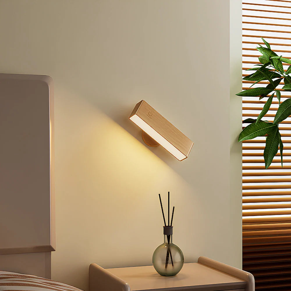 Lumio - Stijlvolle draaibare wandlamp met magnetische montage