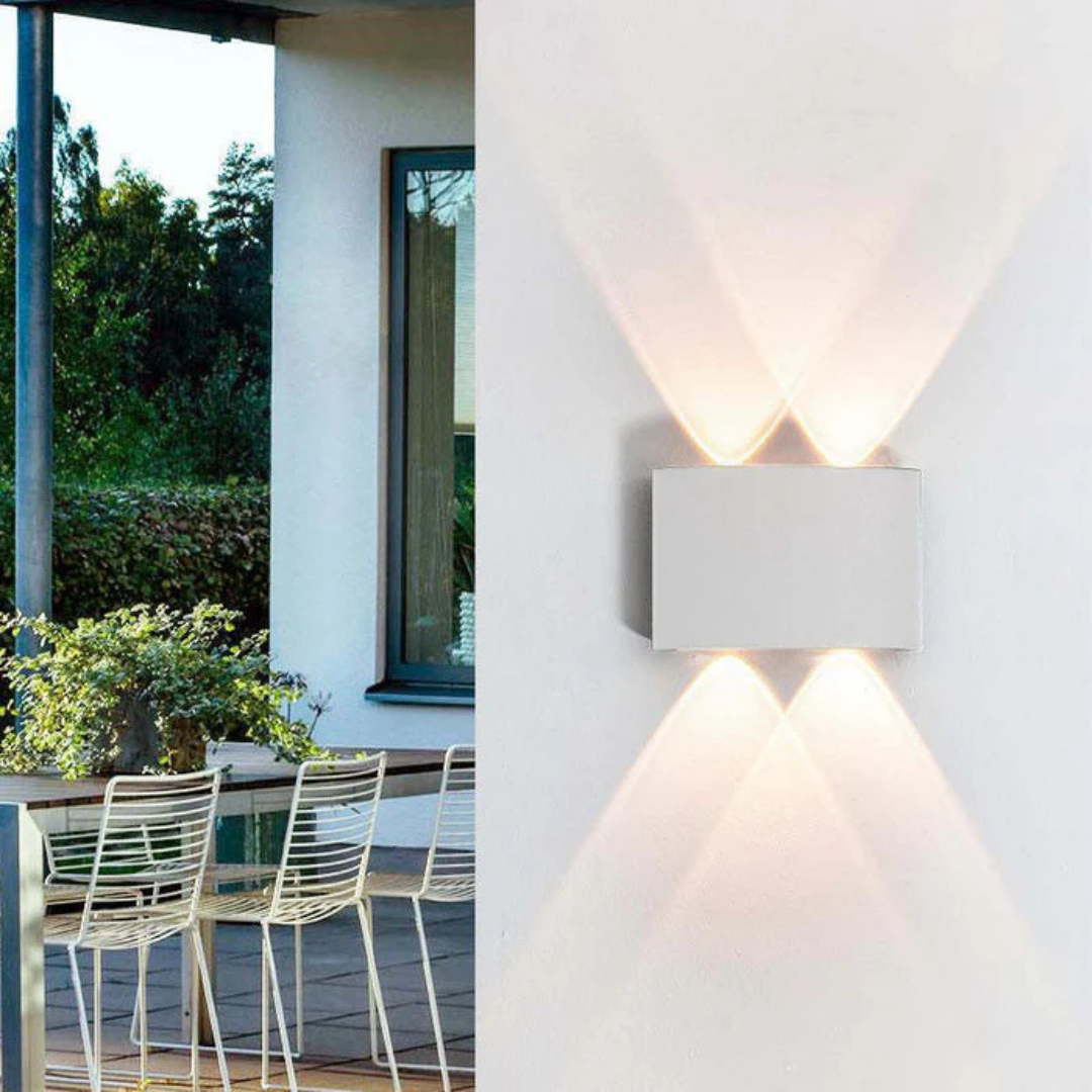Lumio - Waterdichte LED buitenwandlamp met warm wit licht