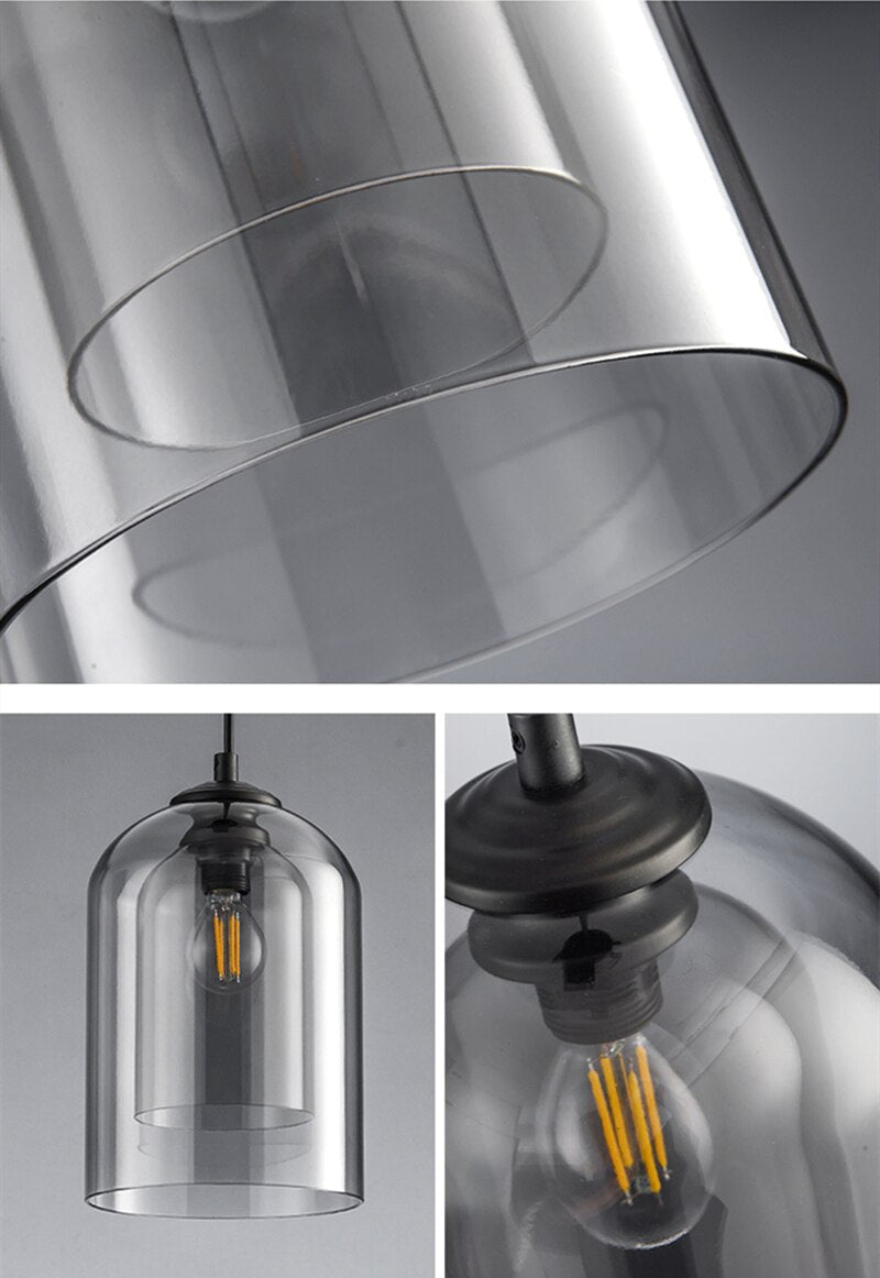 Nöro – Stijlvolle Scandinavische Glazen Hanglamp voor Keuken & Woonkamer