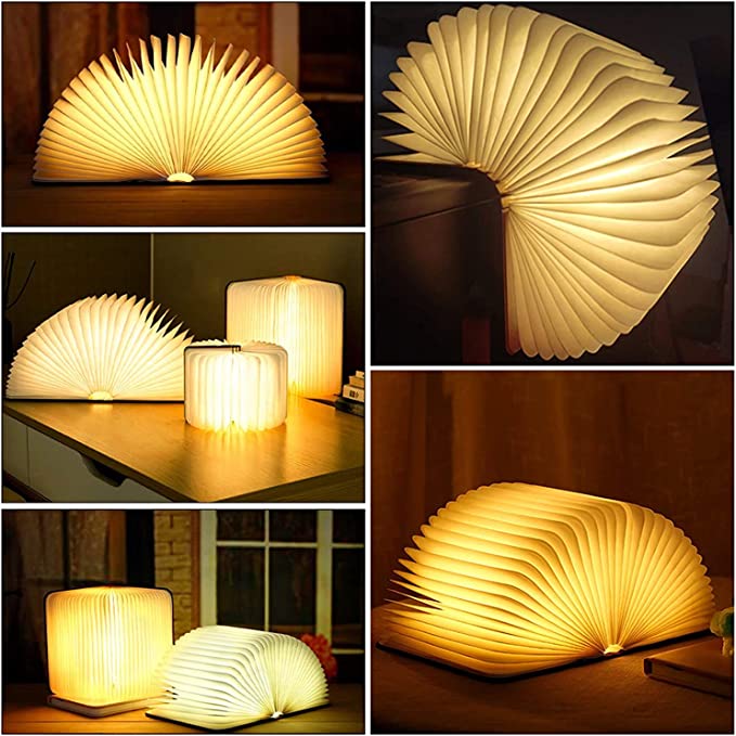 Booky – LED Oplaadbare Tafellamp in Boekvorm