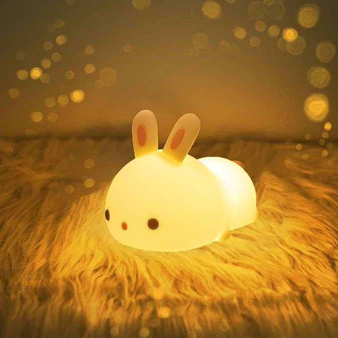 Lumio - Lazy Rabbit LED Squishy Nachtlampje