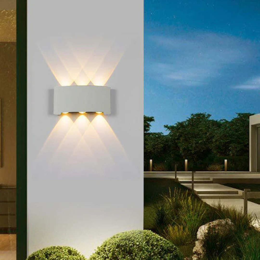 Lumio - Waterdichte LED buitenwandlamp met warm wit licht