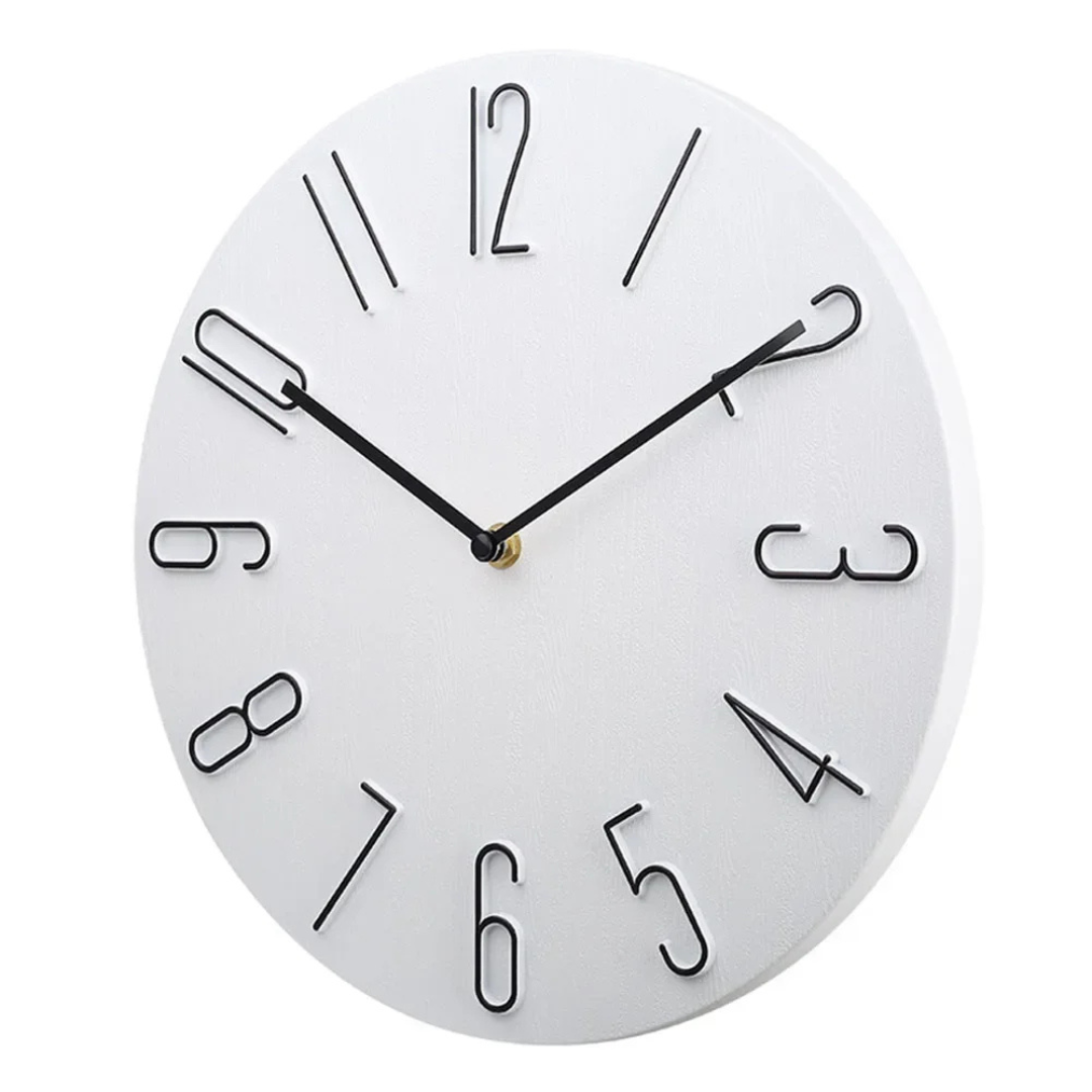 Lumio – Grote Wandklok Modern Minimalistisch Design Ø30 cm
