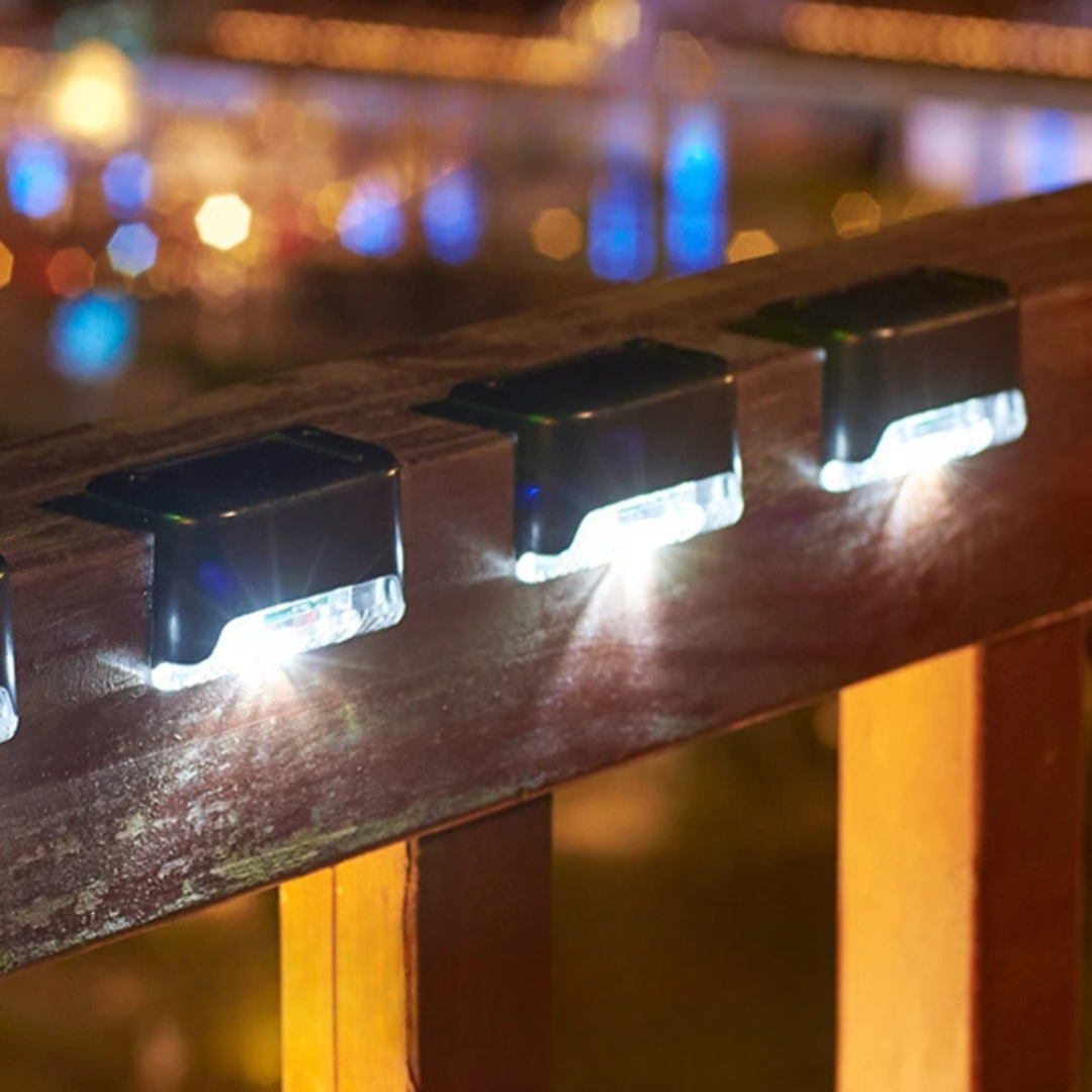 Sola – 4-Pack Solar Buitenlampen met Automatische Sensor & Weerbestendig Ontwerp (IP65)