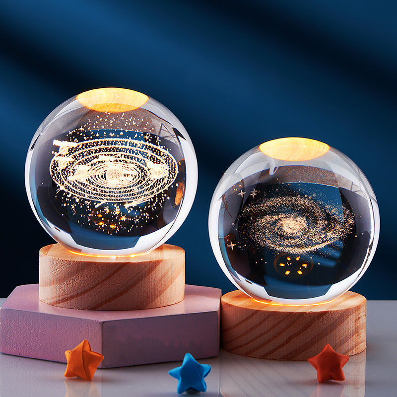 Spatio – Orb 3D Kristallen Nachtlamp
