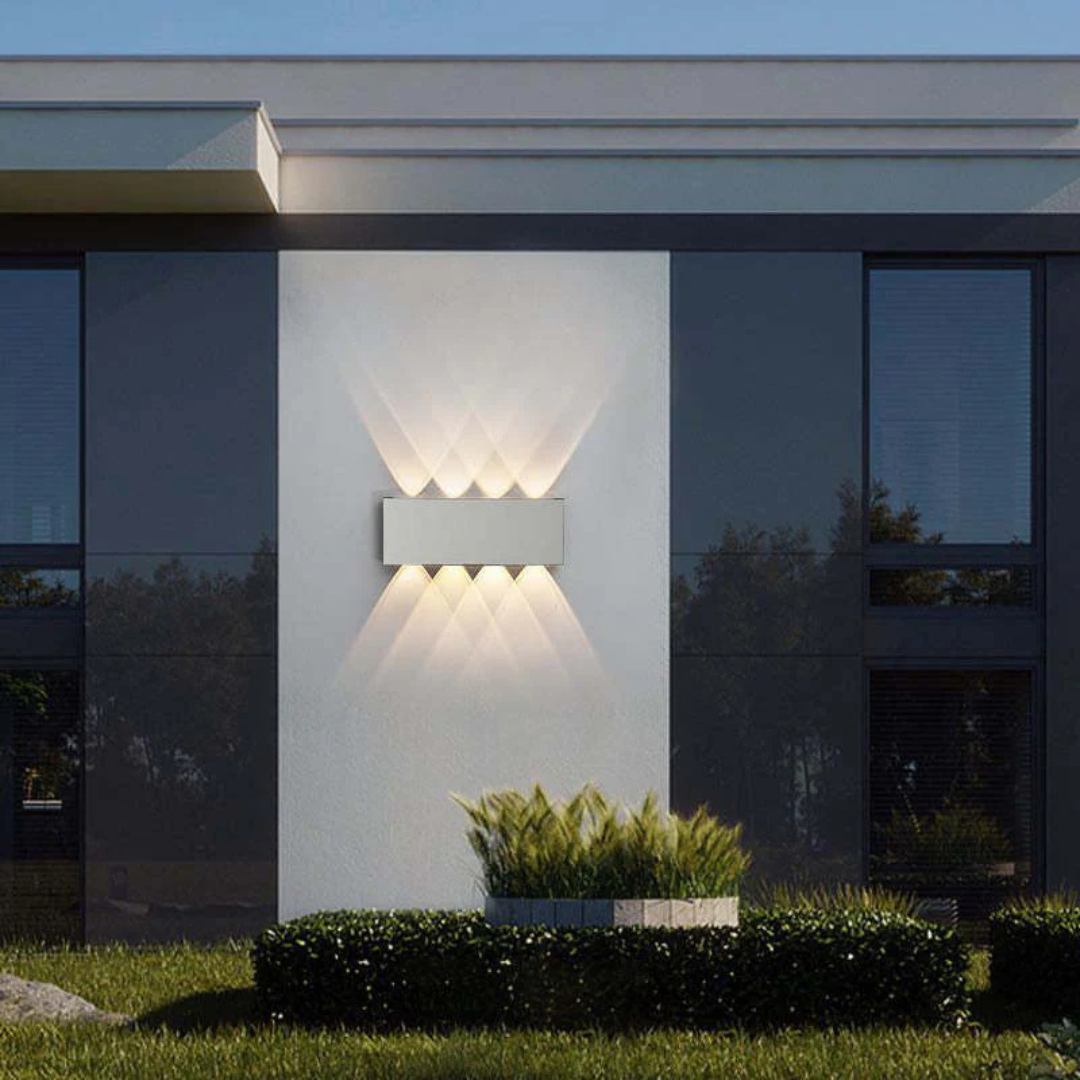 Lumio - Waterdichte LED buitenwandlamp met warm wit licht