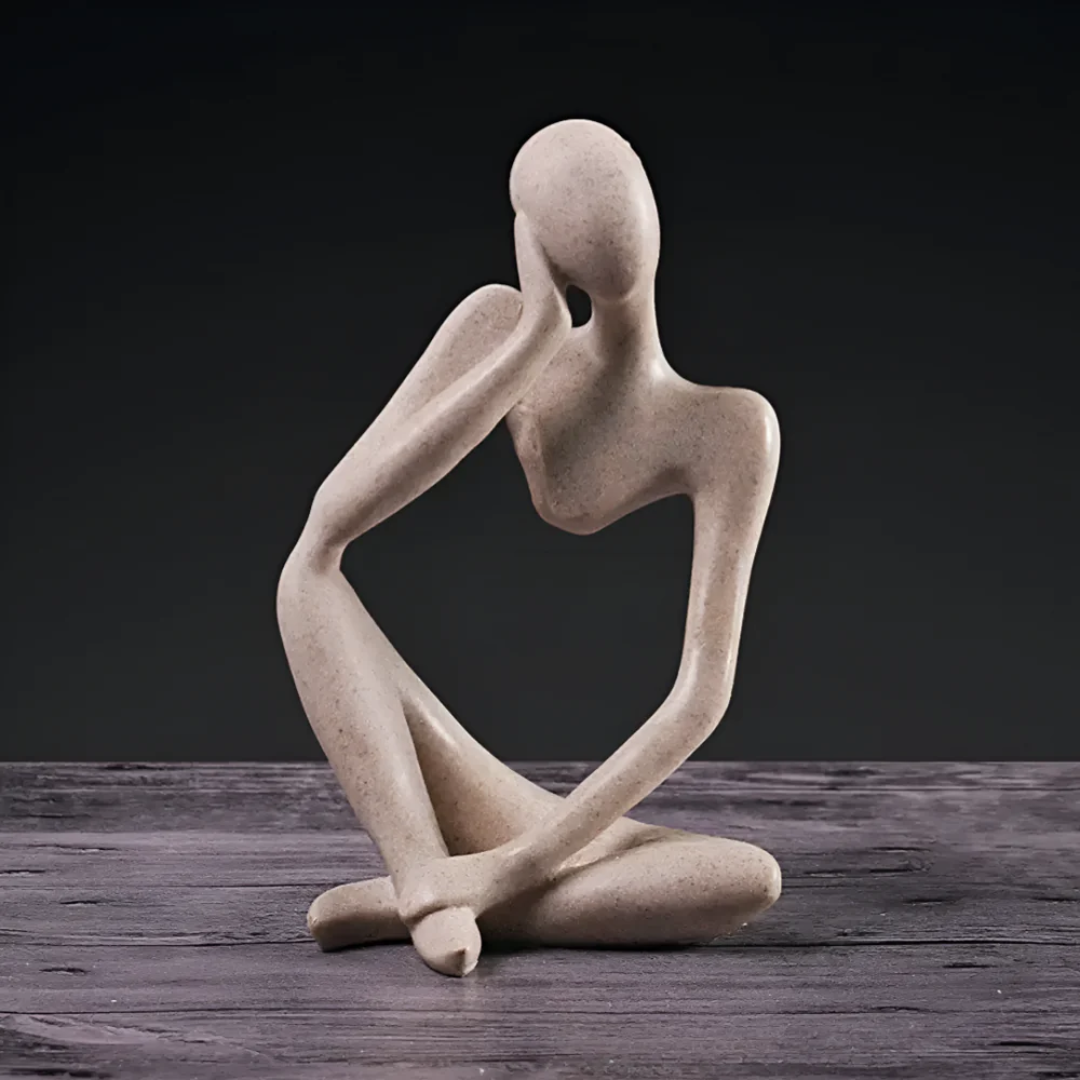 Lumio – Modern Abstract Denkend Mens Beeld