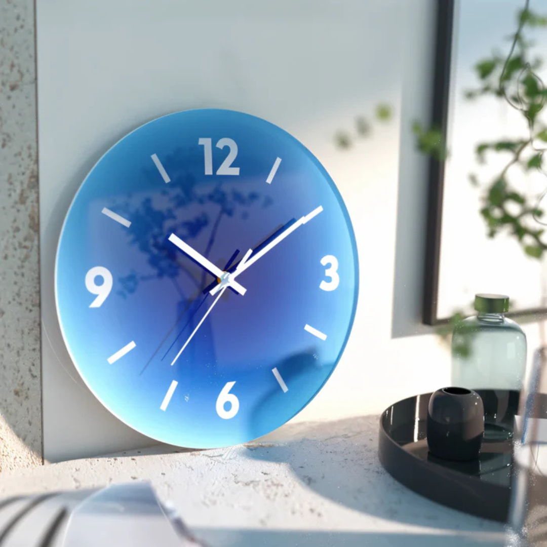 Luce – Moderne Design Wandklok met Stil Quartz Mechanisme