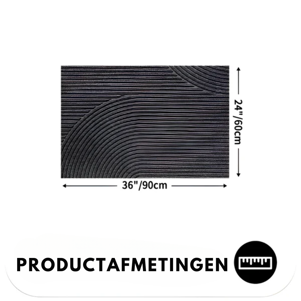 Lumio – Geometrische PVC Deurmat Antislip Design