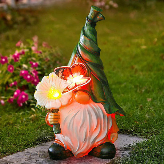 Tuinkabouter Tuinlamp op Zonnenenergie – Handgemaakt 4 Speelse Designs
