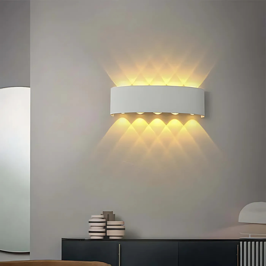 Lumio - Waterdichte LED buitenwandlamp met warm wit licht