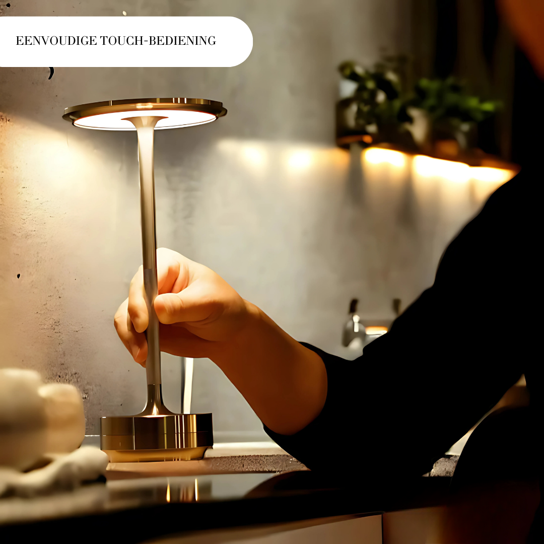 Lumio - Lise Draadloze Touch Tafellamp met 3 lichtstanden