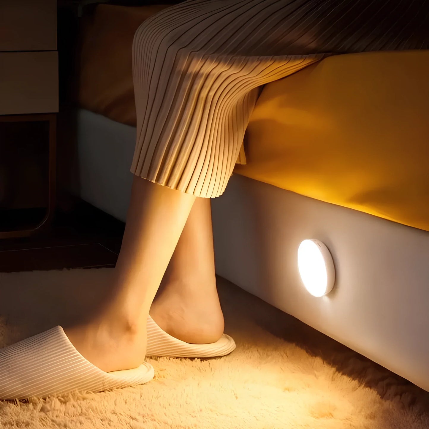 Lumio - Minimalistische Japandi wandlamp met 360° rotatie