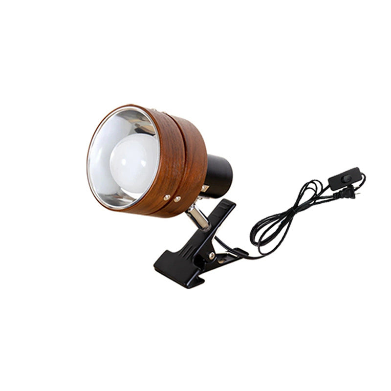 Japanse Wandlamp van Hout, IJzer en Acryl – Naturel of Walnoot