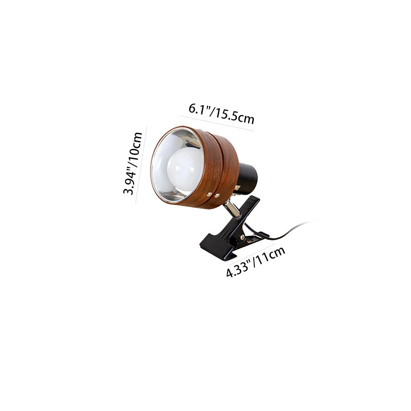 Japanse Wandlamp van Hout, IJzer en Acryl – Naturel of Walnoot