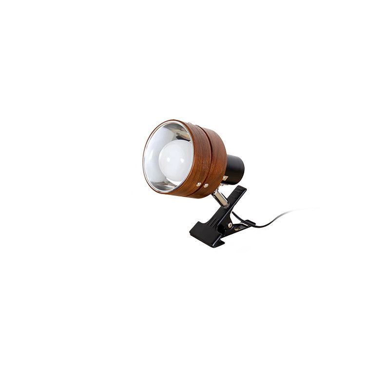Japanse Wandlamp van Hout, IJzer en Acryl – Naturel of Walnoot