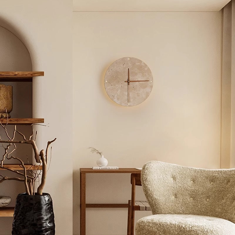 Minimalistische Wandlamp met Klok Design – LED 18W/24W