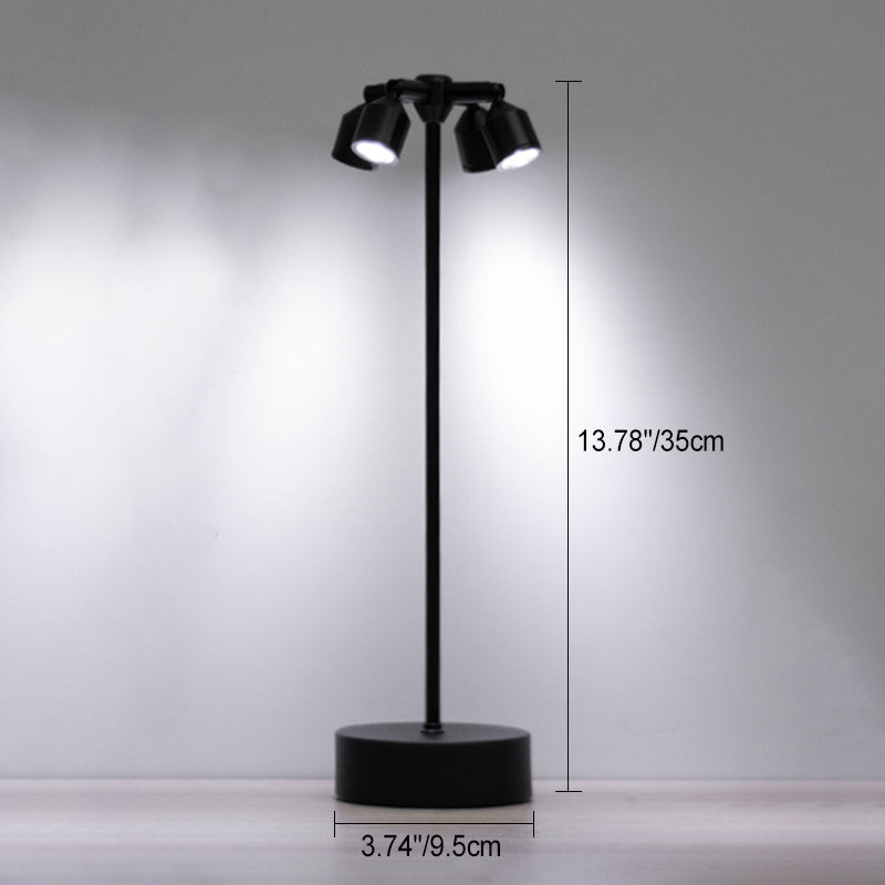 Minimalistische LED Tafellamp van IJzer – 1, 2 of 4 Lichtpunten