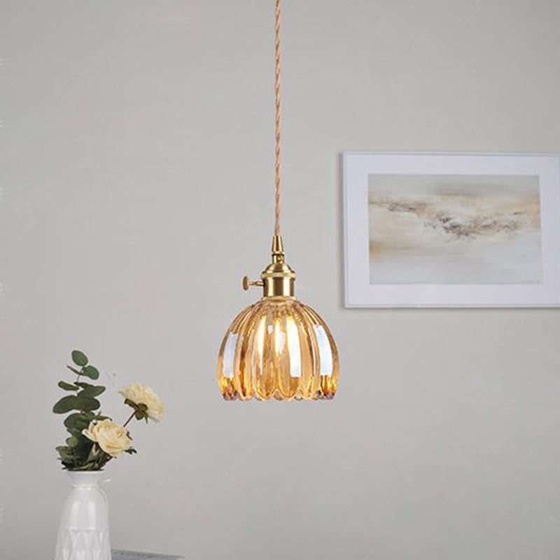Scandinavische Glazen Hanglamp – Meerdere Kleuren met E26 Fitting