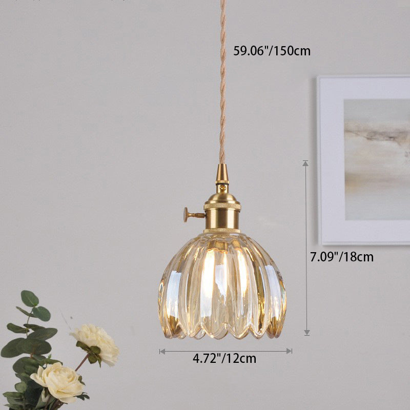 Scandinavische Glazen Hanglamp – Meerdere Kleuren met E26 Fitting