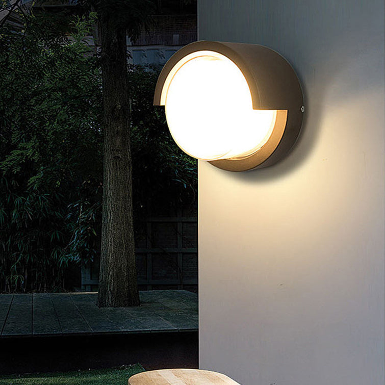 Minimalistische Buiten LED Wandlamp – Rond of Vierkant, Klein of Groot