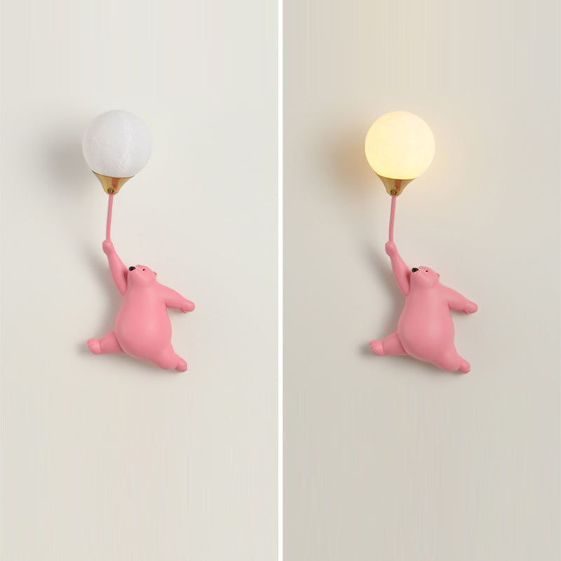 Scandinavische Speelse Wandlamp – Resin & PVC – 220V-240V – G9 Fitting