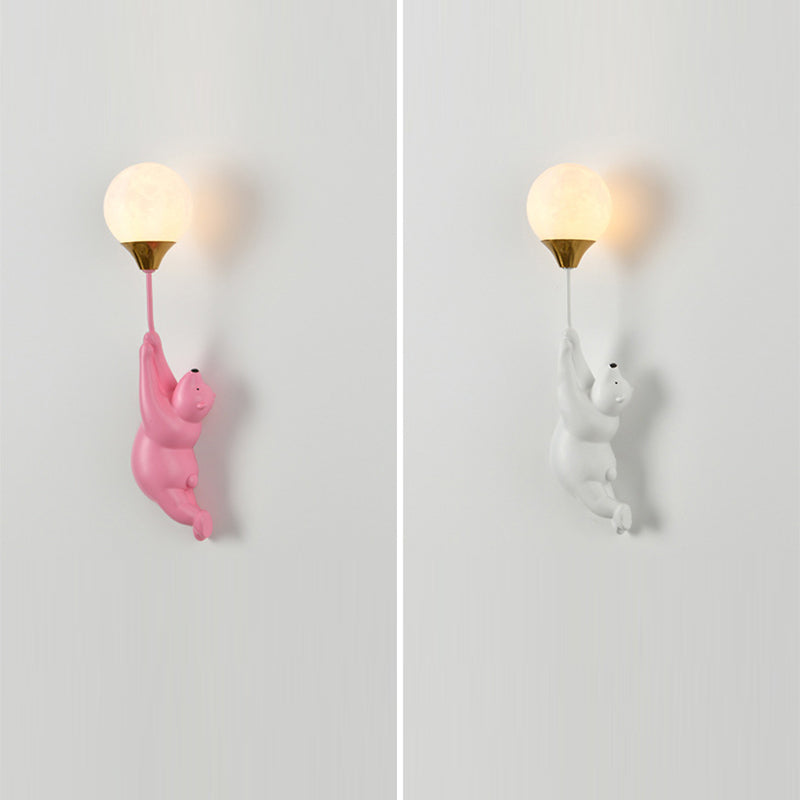 Scandinavische Speelse Wandlamp – Resin & PVC – 220V-240V – G9 Fitting
